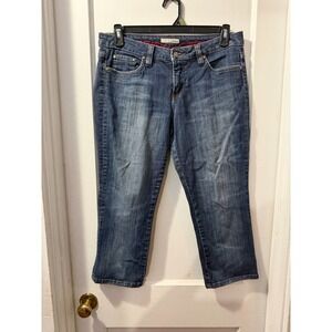 Refuge Dark Wash Cropped Jeans in 13